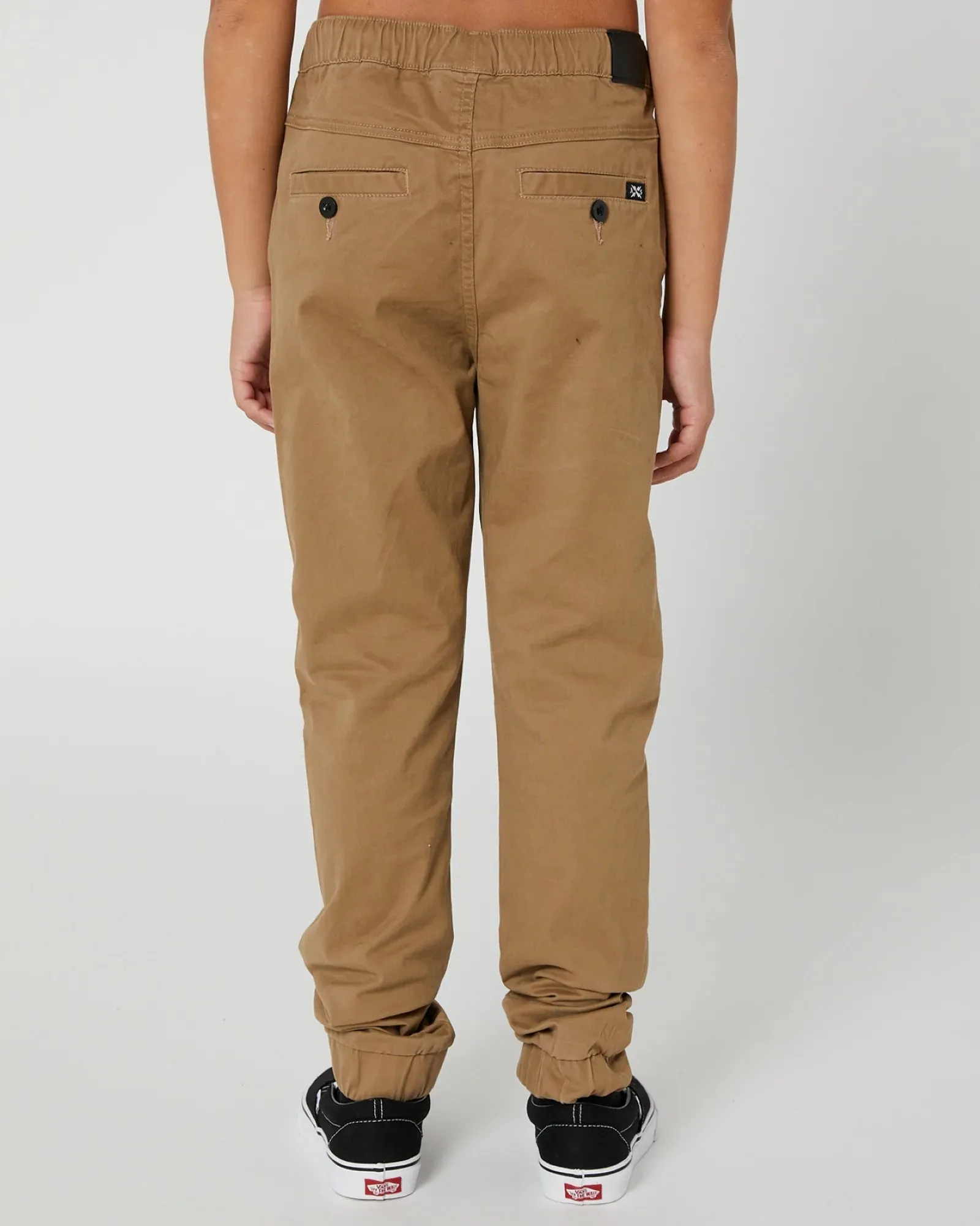 ALPHABET SOUP POINTBREAK CHINO JOGGER DARK KHAKI