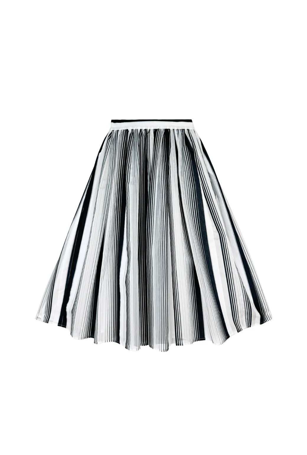 Buru   Pencil & Paper Co. The Marilyn Skirt - Black & White Stripe