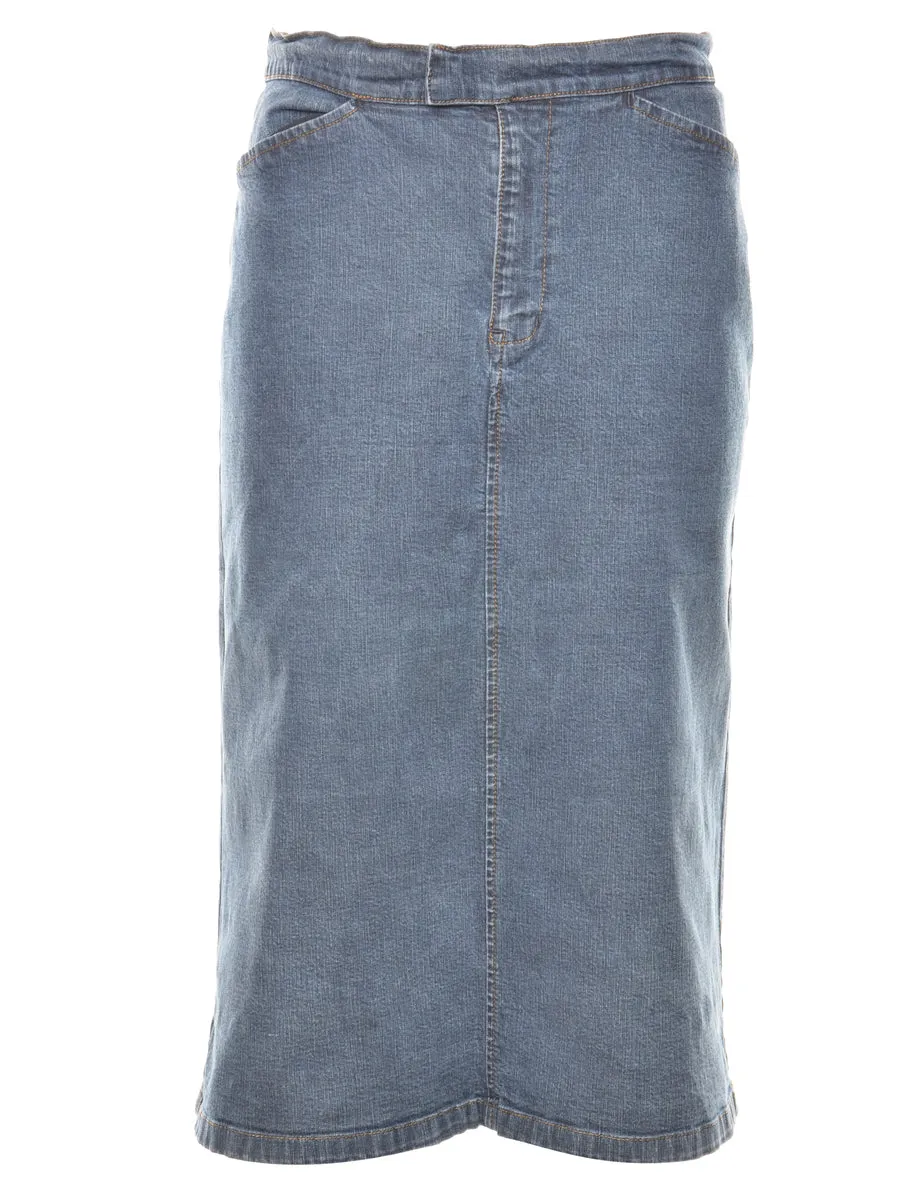 Calvin Klein 1990s Denim Skirt - M