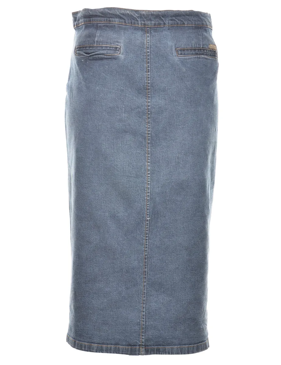 Calvin Klein 1990s Denim Skirt - M