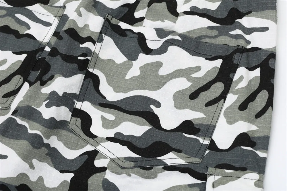 Camouflage Workwear Paratrooper Pants Male