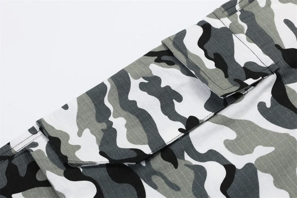 Camouflage Workwear Paratrooper Pants Male