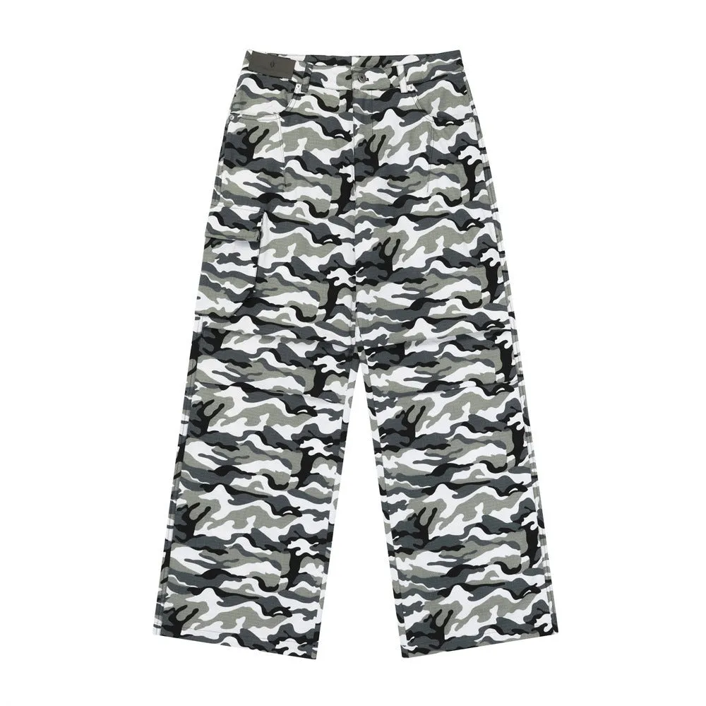 Camouflage Workwear Paratrooper Pants Male