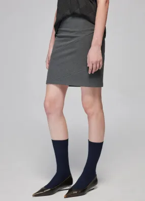 Charcoal Pencil Mini Skirt