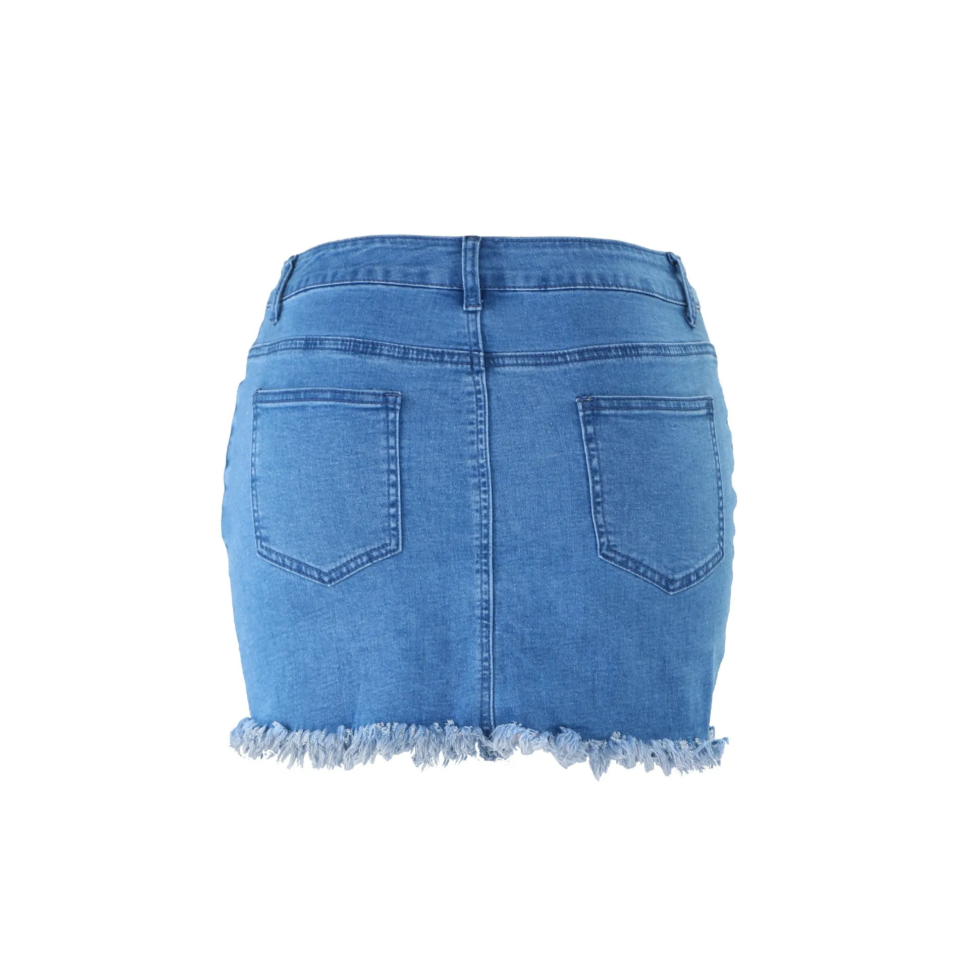 Curve Appeal Denim MIni Skirt - Culture Heaven Special