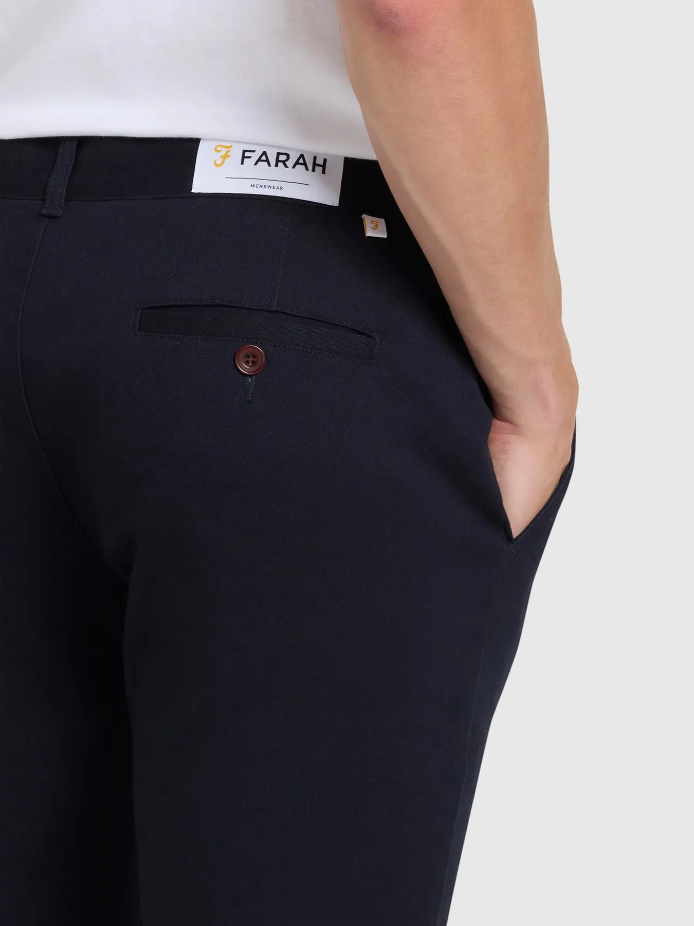 Endmore Skinny Fit Chinos In True Navy