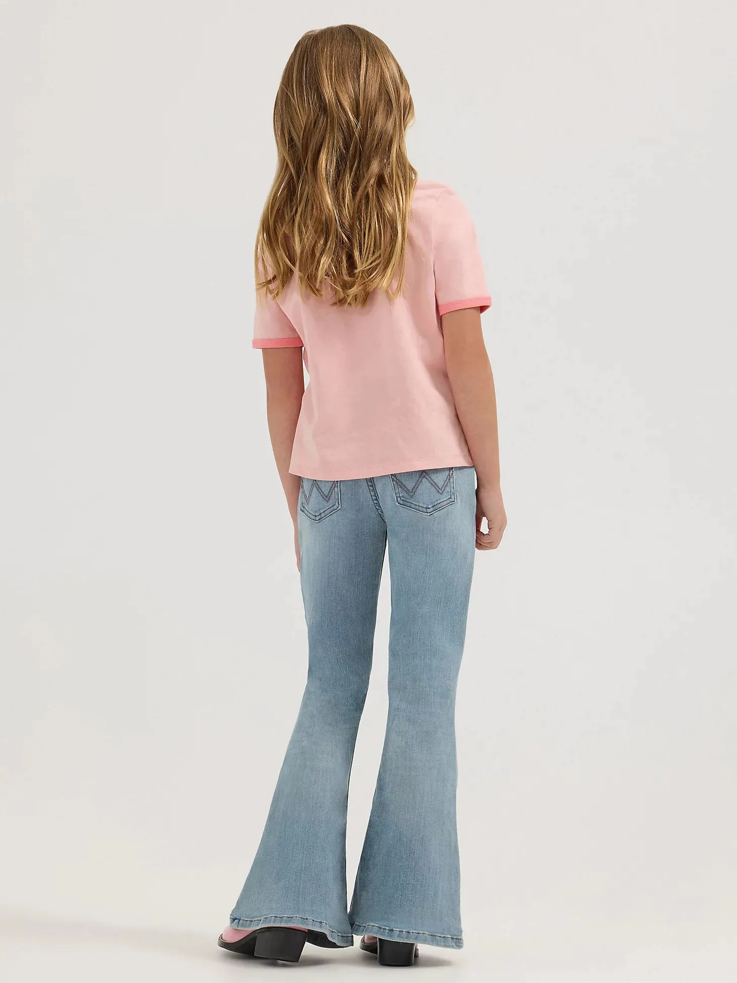 Girl's Wrangler x Lainey Wilson Daydream Bell Bottoms in Daydream Wash