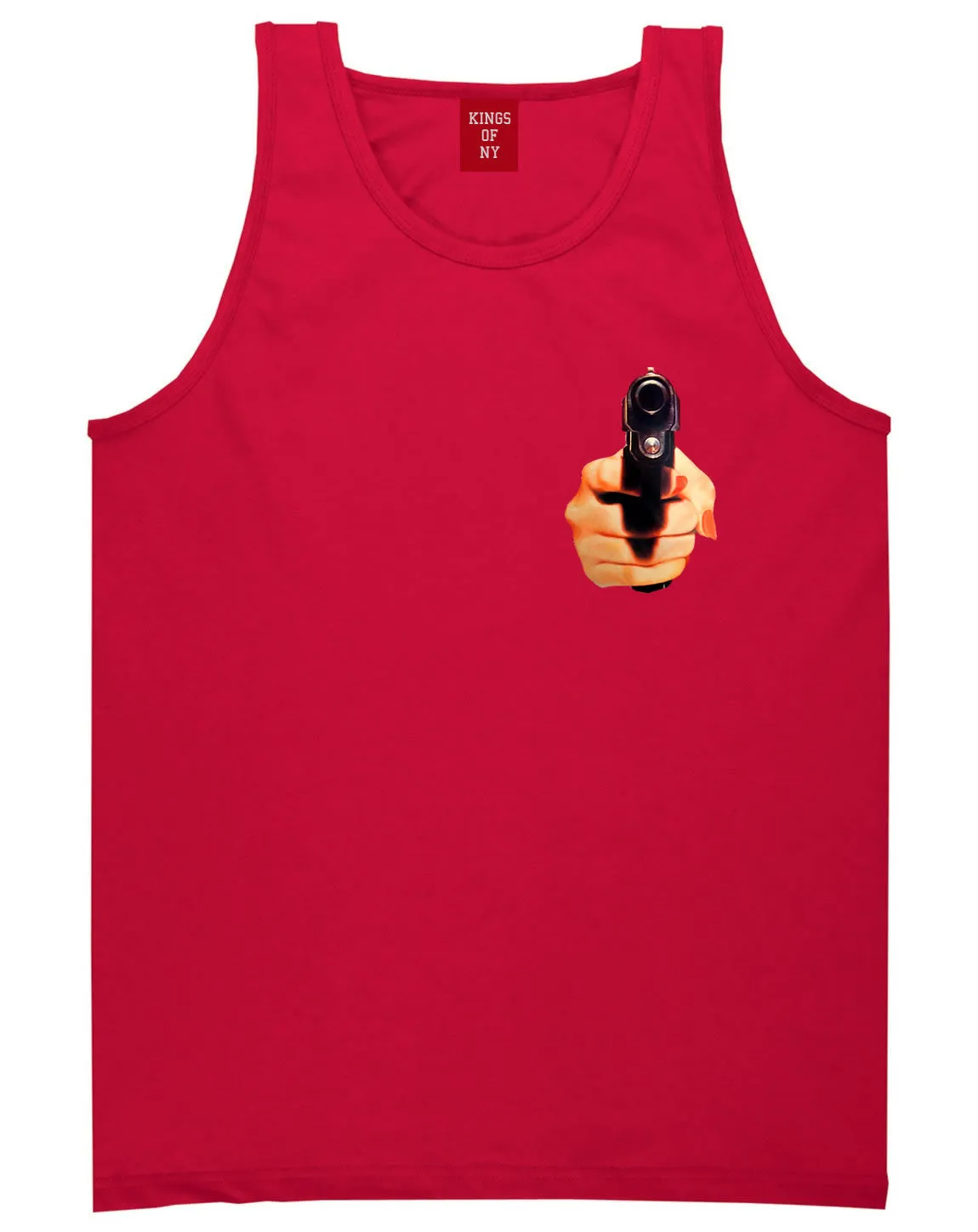 Hand Gun Women Girls Sexy Tank Top