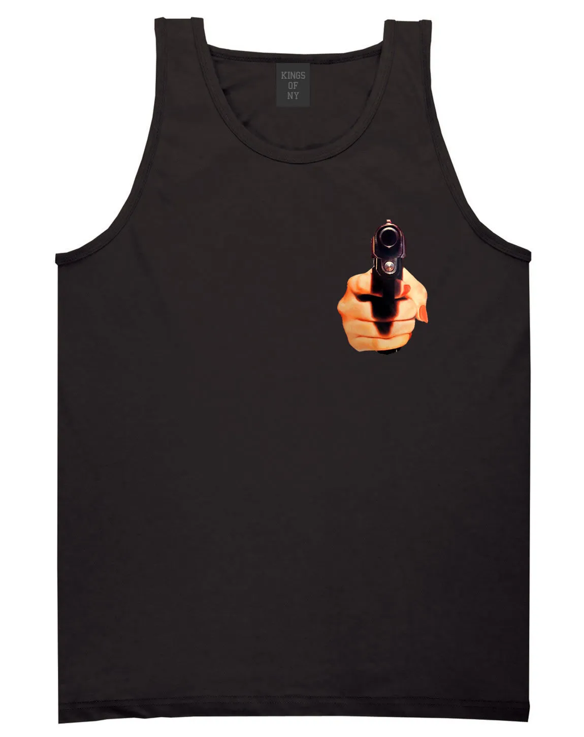 Hand Gun Women Girls Sexy Tank Top