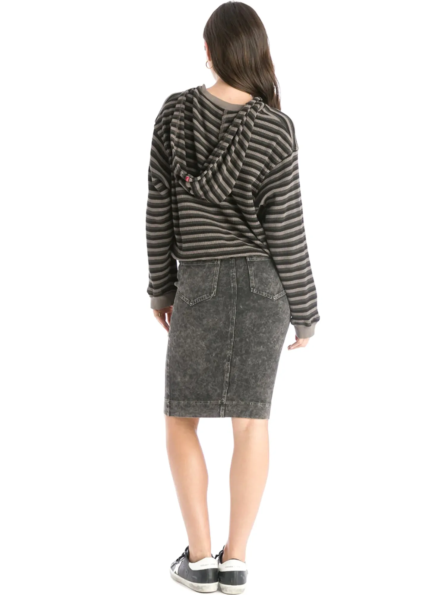 Hard Tail Denim Pencil Skirt WJ-124