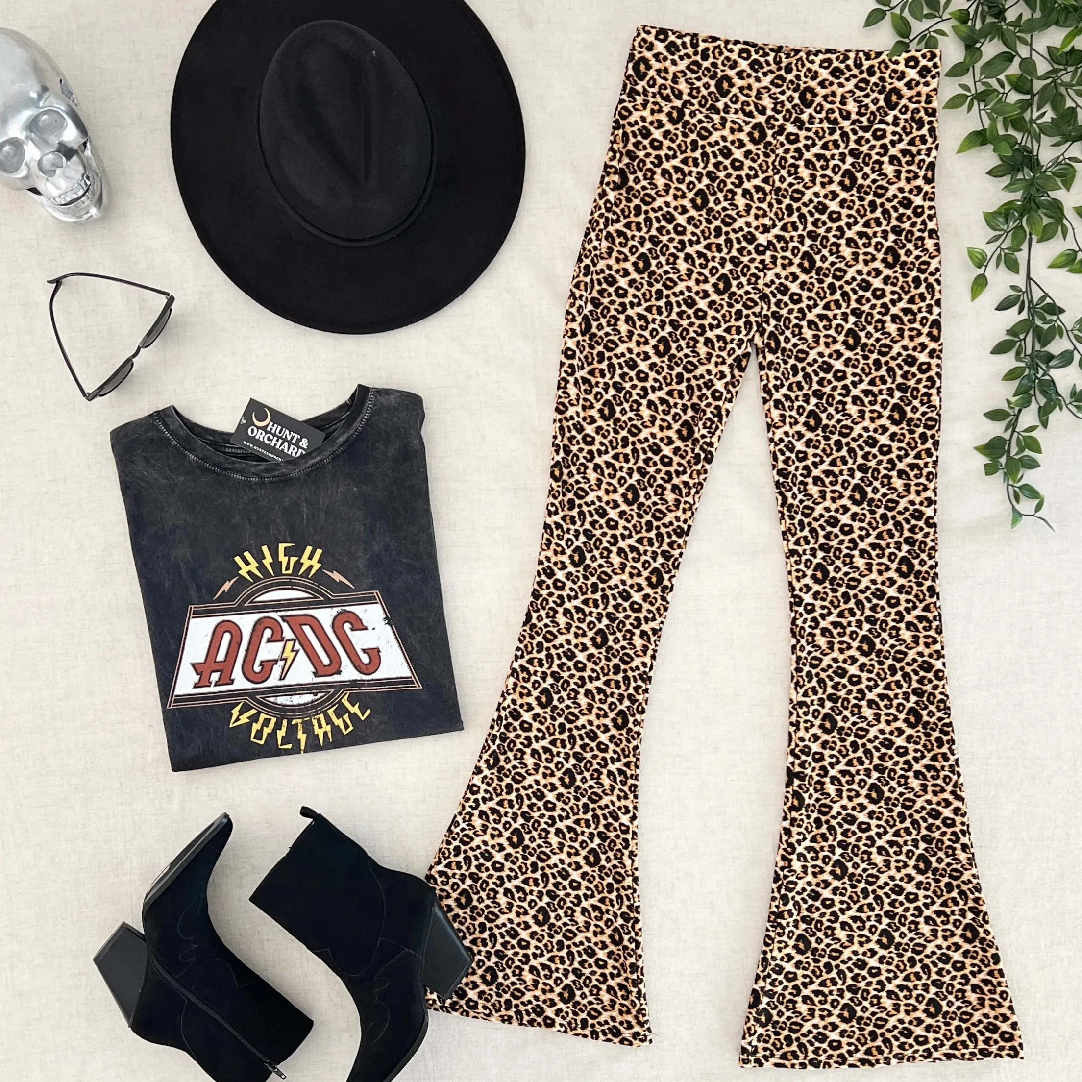 Joplin Bell Bottoms - Leopard