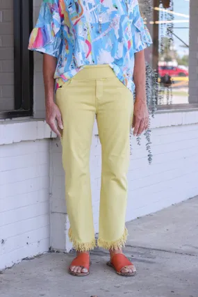 Keep It Moving Yellow Jeans