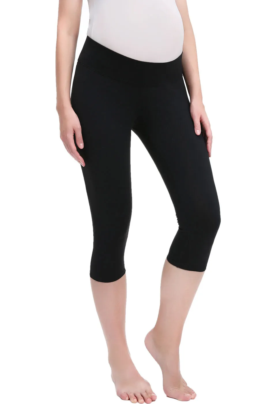 Kimi   Kai Maternity "Eva" Under Belly Leggings (18.5" Inseam)