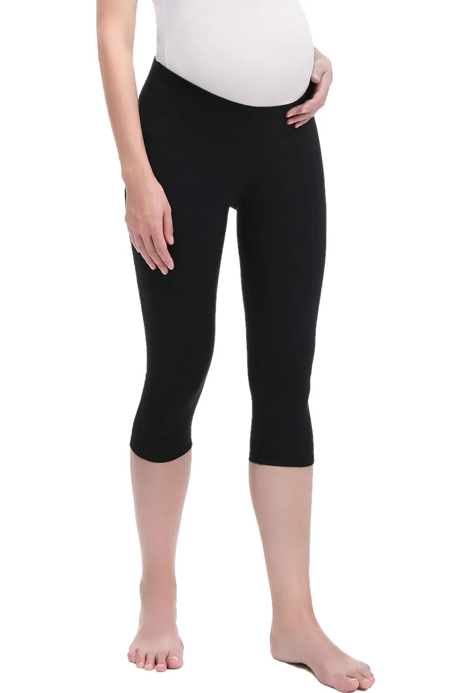 Kimi   Kai Maternity "Eva" Under Belly Leggings (18.5" Inseam)