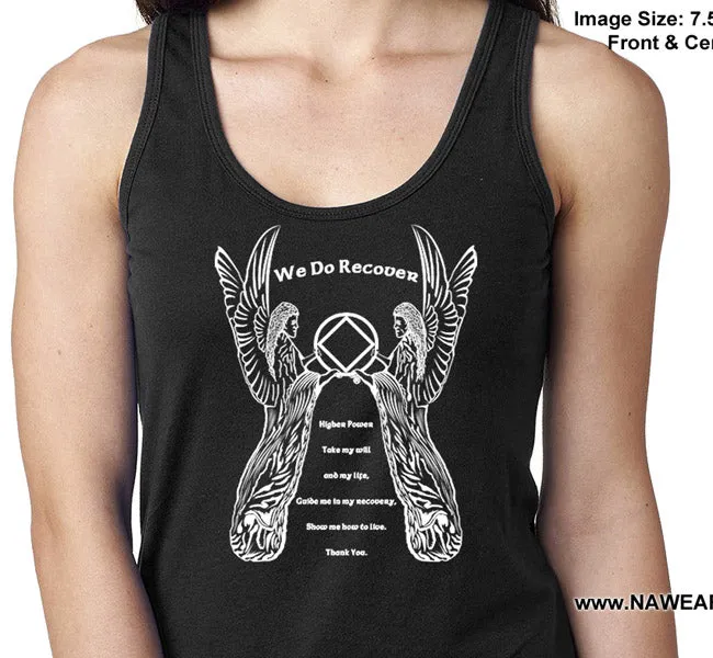 ltt- 3rd Step Angel Ladies Tank Tops