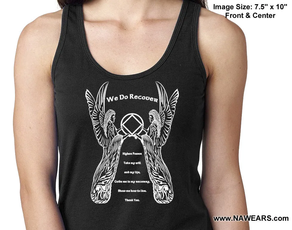 ltt- 3rd Step Angel Ladies Tank Tops