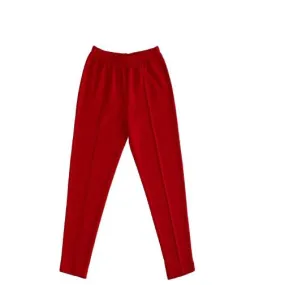 Lucky Seam Front Pants Red