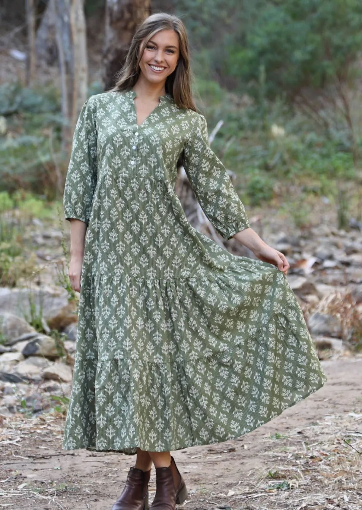 Malli Tiered Maxi Dress