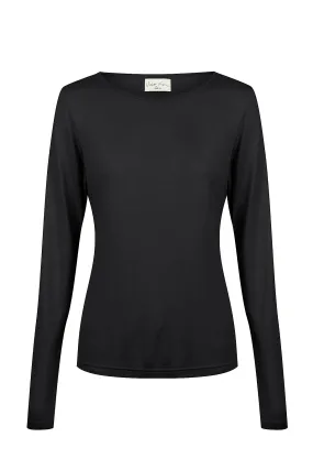 Marseille Long sleeve Tee - Black