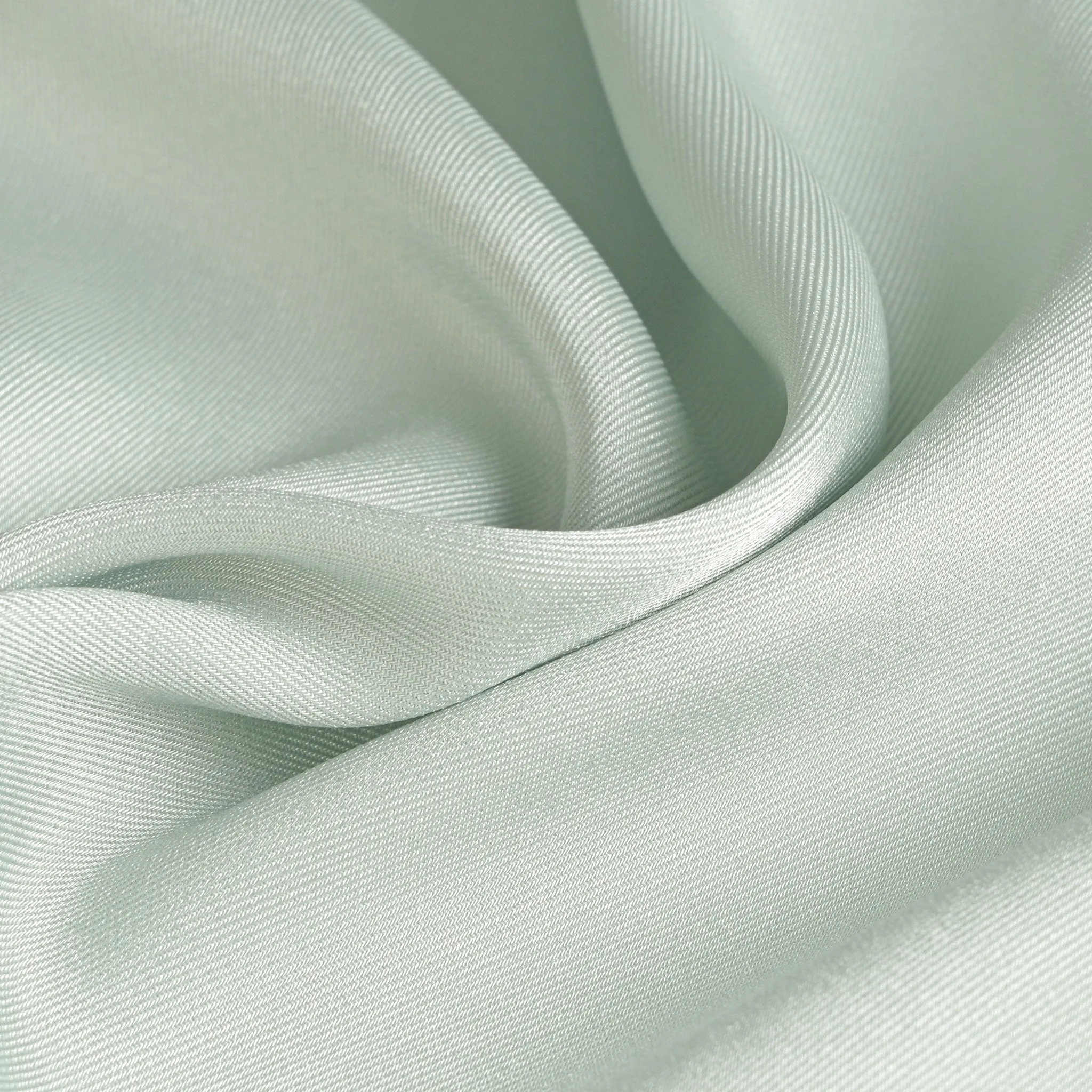 Mint Satin Twill Fabric 4255