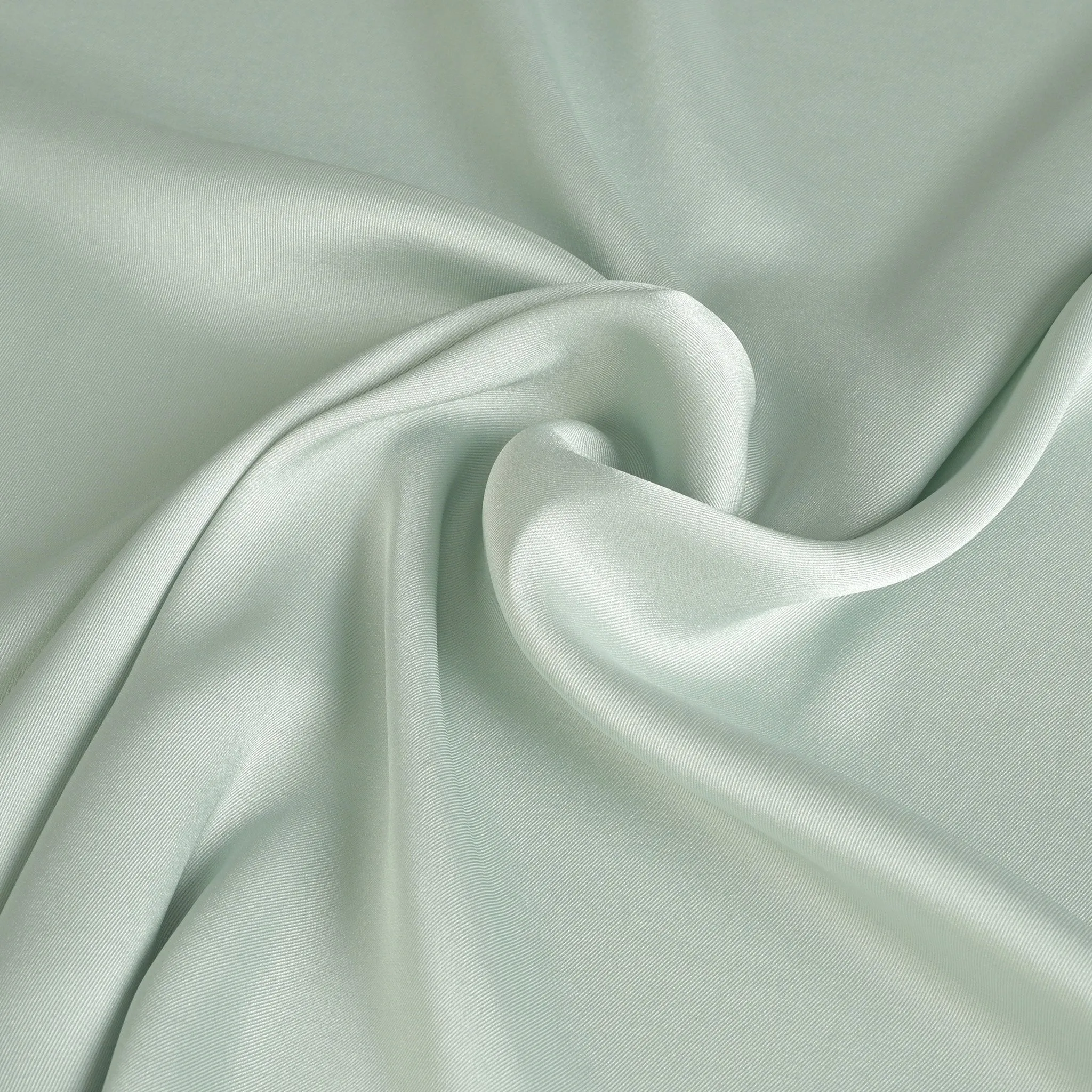 Mint Satin Twill Fabric 4255