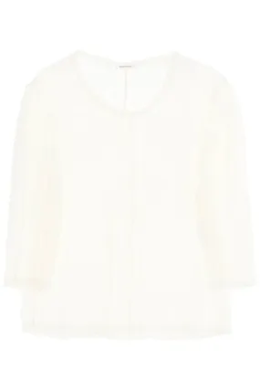 "organic cotton mikala blouse Q72397002 PURE WHITE