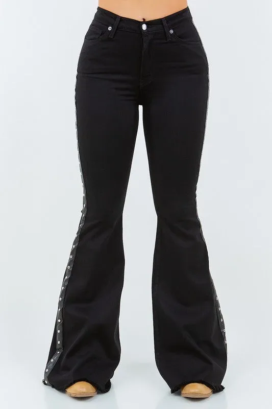 Rodeo Studded Bell Bottoms