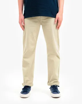 Route One Premium Relaxed Fit Chinos - Khaki