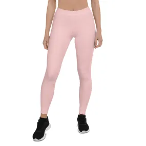 Sakura Pink Low Waist Leggings