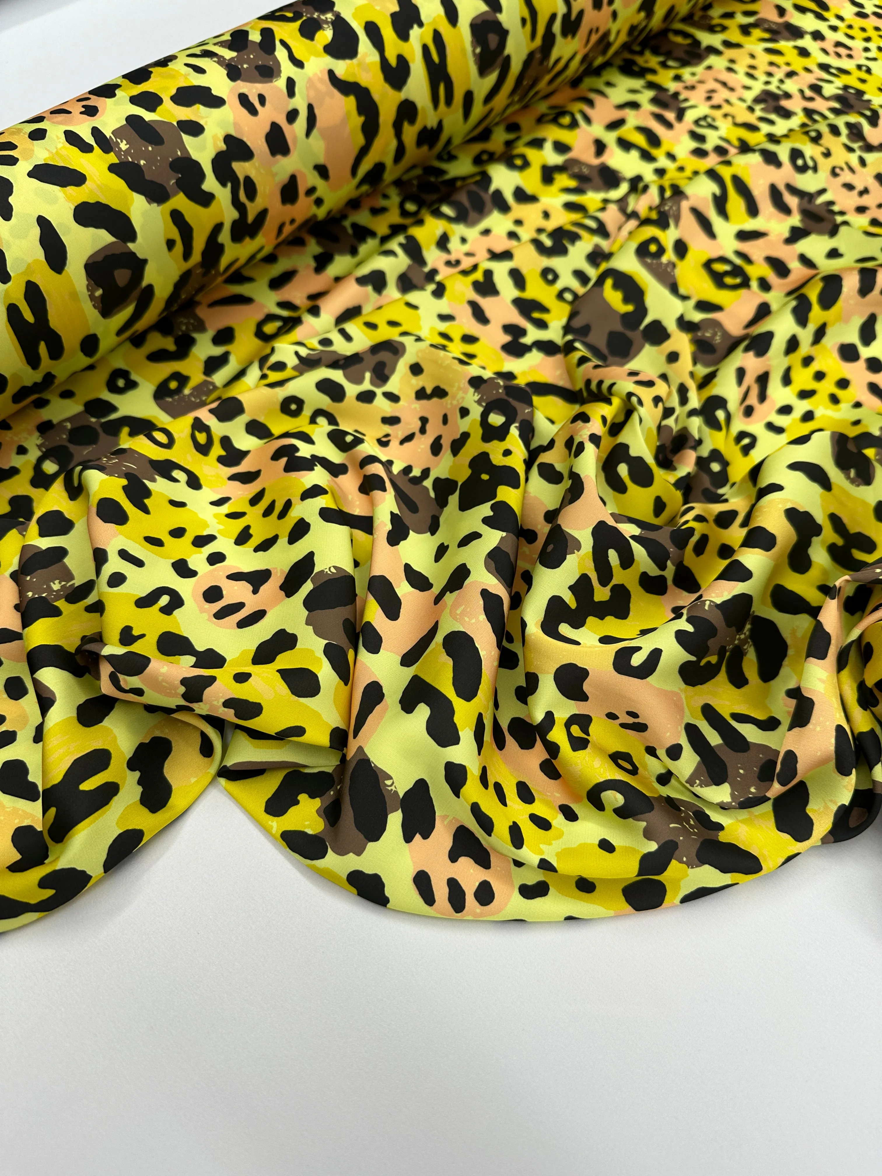 Satin Prints  - Leo Yellow