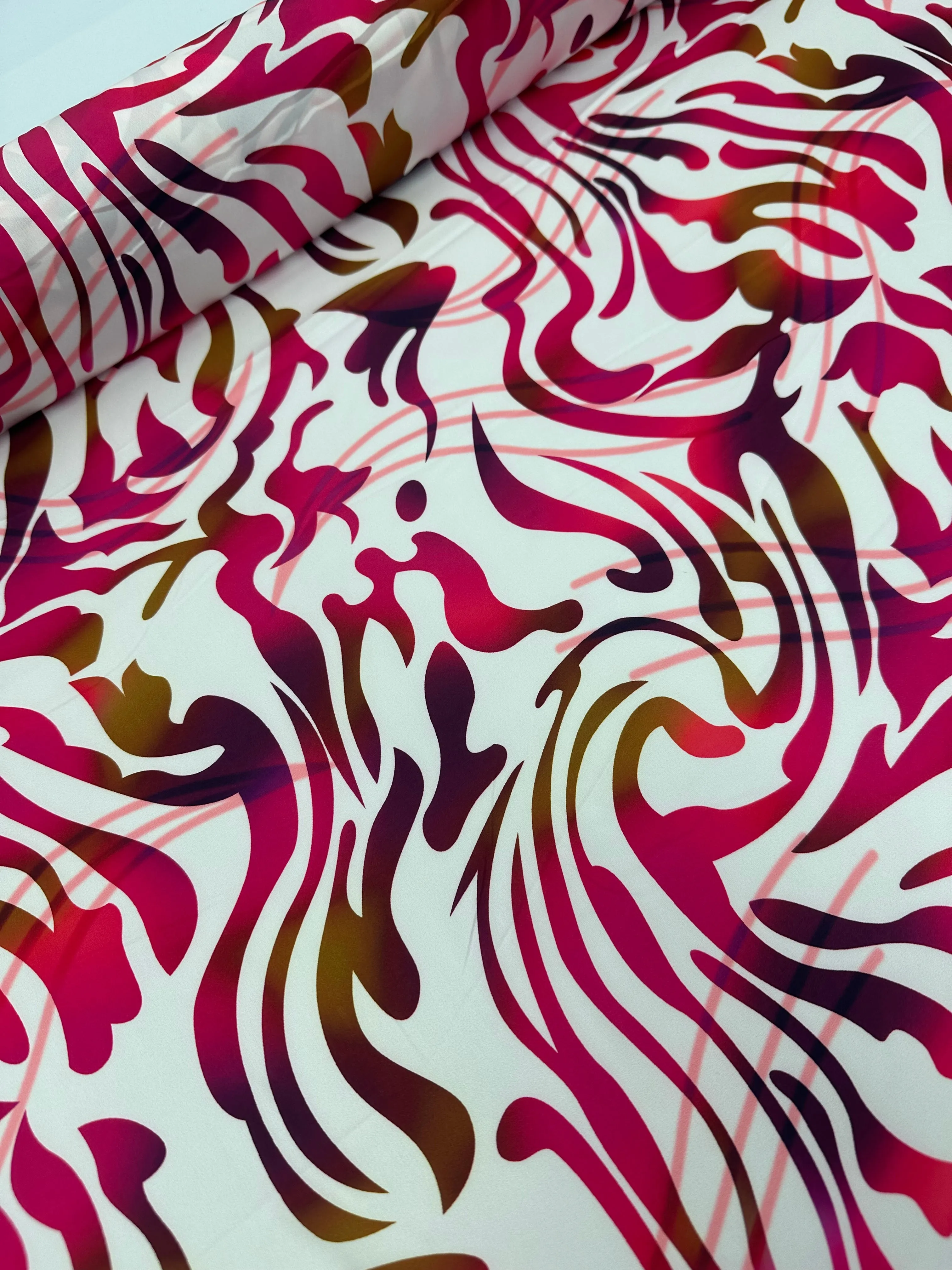 Satin Prints  - Paradise Pink