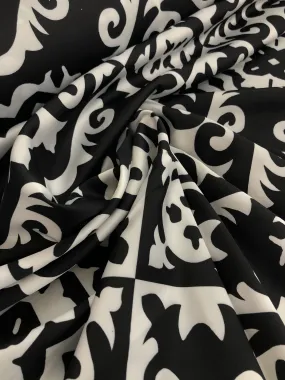 Satin Prints  - Persian Black