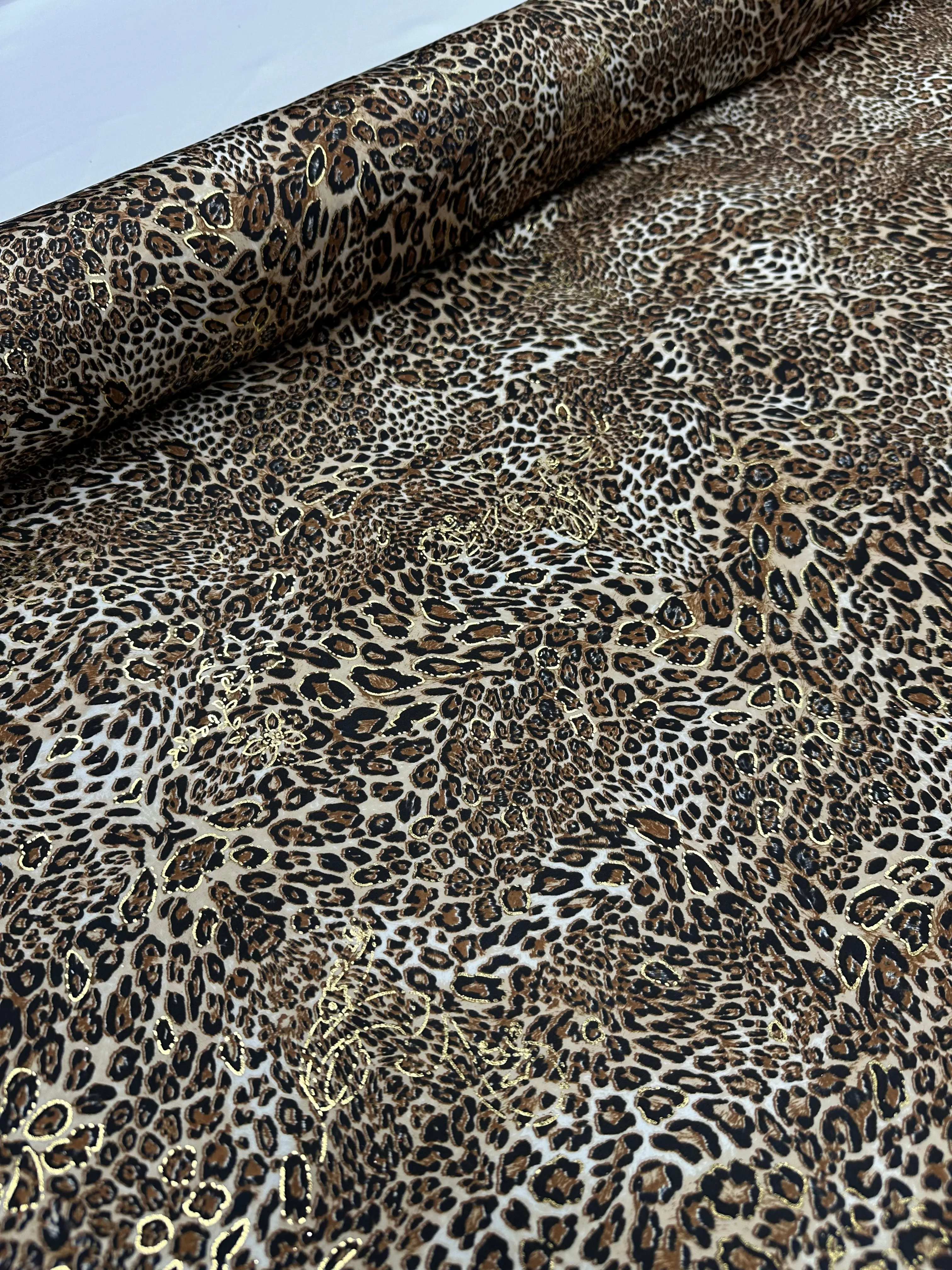 Satin Prints - Yoryu Leopard brown