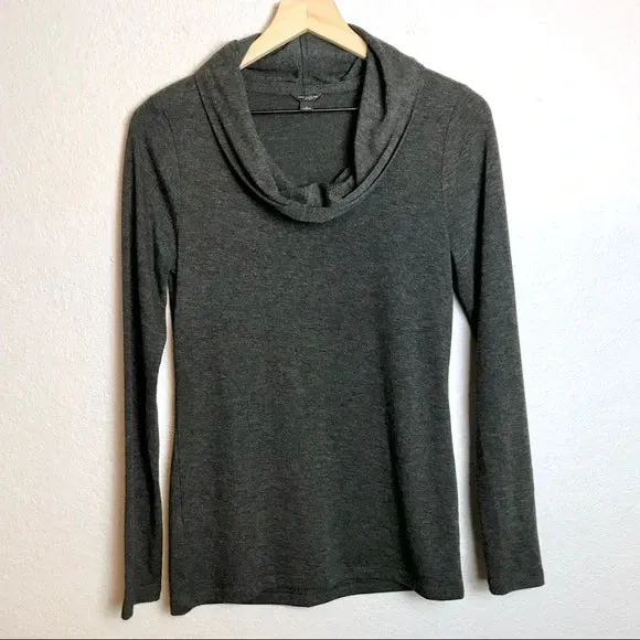 Stretch Cowl Neck Sweater