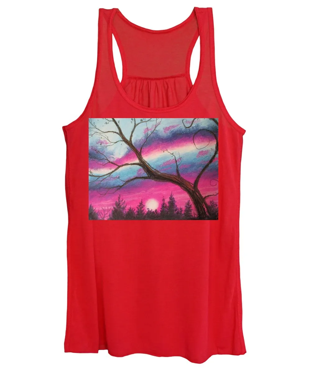 Sunsetting Tree - Women's Tank Top