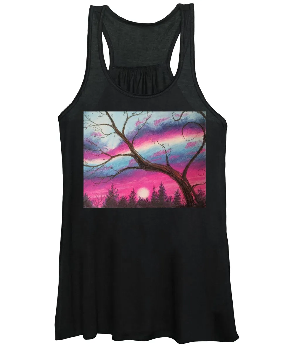 Sunsetting Tree - Women's Tank Top