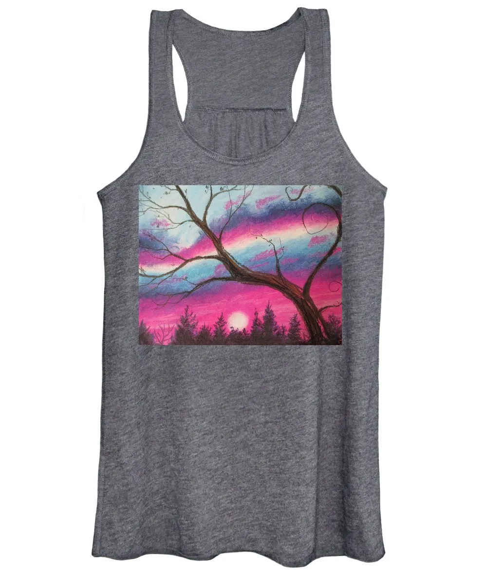 Sunsetting Tree - Women's Tank Top